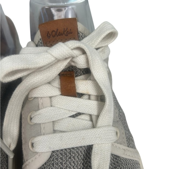 Olukai Pehuea Lī Women SZ 7 Taupe /Canvas Sneaker Lightweight Mesh Comfort Shoes - Picture 9 of 11